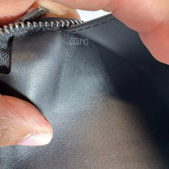 Louis Vuitton Utah Black Leather Organizer Wallet